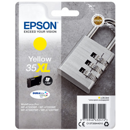 EPSON 35XL Cartouche encre Durabrite Ultra Noir 41,2ml