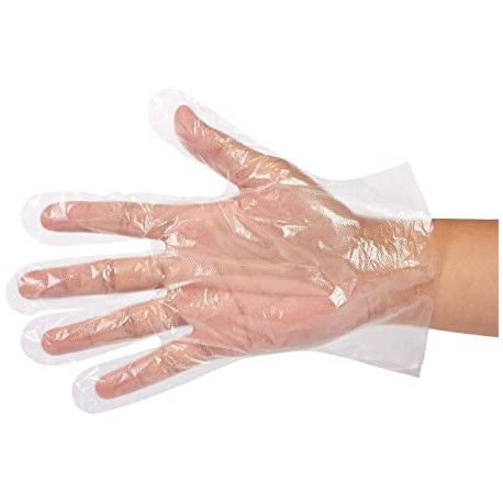 Gants en plastique