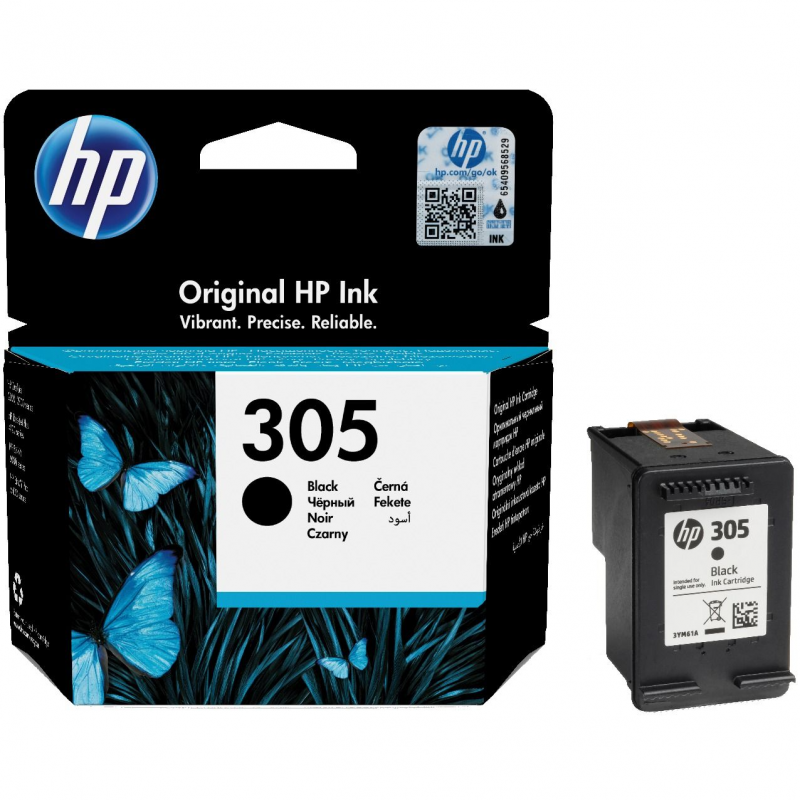 COMETE - 305XL - Cartouches d'encre Compatible avec HP 305 ou 305XL -  Cartouche 305 Noir et Couleur pour HP DeskJet ou Envy (1 Noir) : :  Informatique