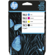 HP 963 Pack de 4 Cartouches authentiques (Noir,Cyan,Magenta,Jaune) (6ZC70AE)