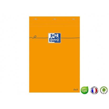 OXFORD Bloc-Notes orange A4