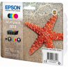 EPSON 603 Multipack Etoile de Mer (Noir, Cyan, Jaune, Magenta) 10,6ml (C13T03U64010)