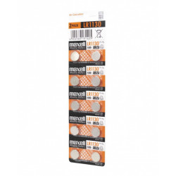 MAXELL Blister de 10 piles Bouton alcaline LR1130