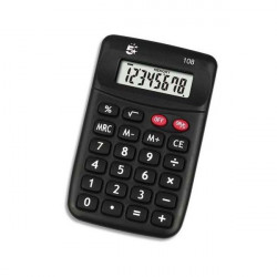5ET Calculatrice de poche 8 chiffres - Format Mini - KC-889