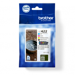 BROTHER LC422VAL Pack 4 cartouches (Noir, Cyan, Jaune, Magenta)