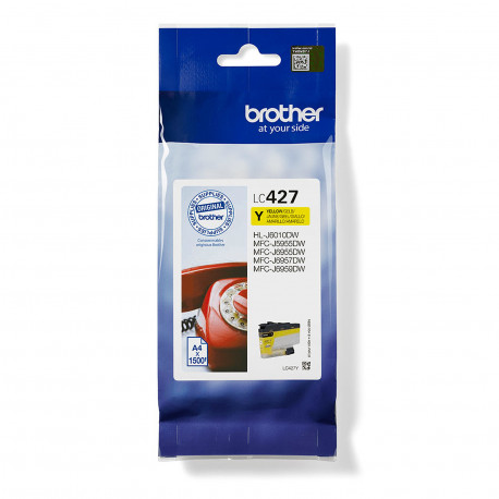 BROTHER LC427Y Cartouche Encre Jaune 1500 pages