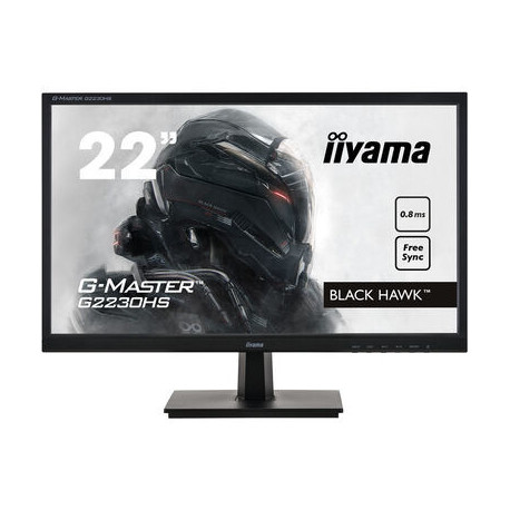 IIYAMA G-Master G2230HS-B1 - Ecran 21.5" - BlackHawk - 0.8ms - FullHD - 1920x1080 - 250cd m