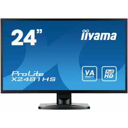 IIYAMA ProLite X2481HS-B1 - Ecran 24" LED 16 9 - 6ms - 1920x1080 - VGA DVI HDMI