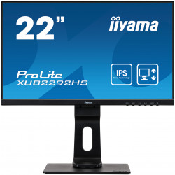 IIYAMA ProLite XUB2292HS-B1 - Ecran 21,5" - IPS 16 9 - 1920x1080 - VGA HDMI DisplayPort