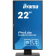 IIYAMA ProLite XUB2292HS-B1 - Ecran 21,5" - IPS 16 9 - 1920x1080 - VGA HDMI DisplayPort