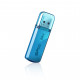 CLE USB SILICON POWER Helios 101 64GB ALUMINIUM BLEUE USB 2.0 SP064GBUF2101V1B