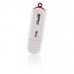 Clé USB SILICON POWER LuxMini 320 - 16Go - Blanc - USB 2.0 - SP016GBUF2320V1W
