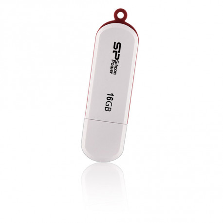 CLE USB SILICON POWER LuxMini 320 16Go PLASTIC BLANCHE USB 2.0 SP016GBUF2320V1W