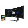 ECRAN 49" SAMSUNG C49RG90SSR Incurvé 32 9 5120 x 1440 4ms 350cd m2 3000 1 HDMI Displayport vesa 178° 178° cable HDMI et DP