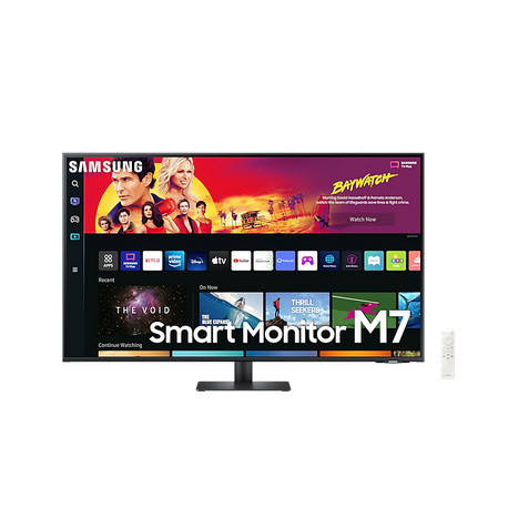 SAMSUNG Ecran 43" LS43BM700UUXEN NOIR Smart Monitor M7 UHD VA 8 ms 250cd m² 5000 1 HDMI USB Bluetooth Wifi 60 Hz haut parleur