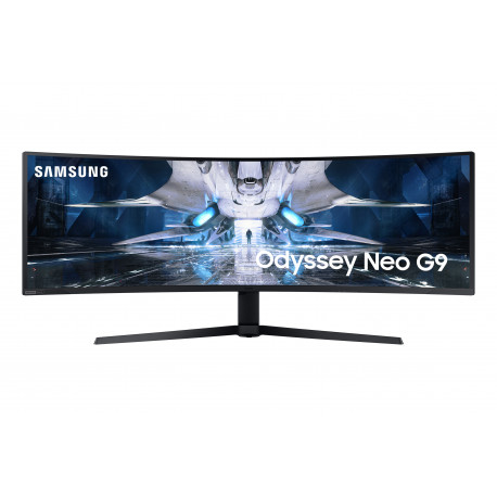 SAMSUNG Ecran 49'' Gaming Odyssey NEO QLED G9 NOIR Double WQHD VA 1ms 420cd m2 1000000 1 HDMI USB Casque 240Hz - Incurvé