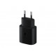 CHARGEUR SECTEUR ULTRA RAPIDE 25W USB Type-C to Type-C 1m Noir avec cable SAMSUNG EP-TA800XBEGWW