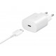 CHARGEUR SECTEUR ULTRA RAPIDE 25W USB Type-C to Type-C 1m Blanc avec cable SAMSUNG EP-TA800XWEGWW