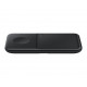 Pad Induction plat DUO Watch Chargeur rapide.USB Type C.Chargeur secteur inclus. Compatible avec Apple. Noir.SAMSUNG