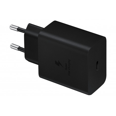 Chargeur Secteur 45W Ultra Rapide USB C (avec câble) coloris Noir SAMSUNG EP-T4510XBEGEU