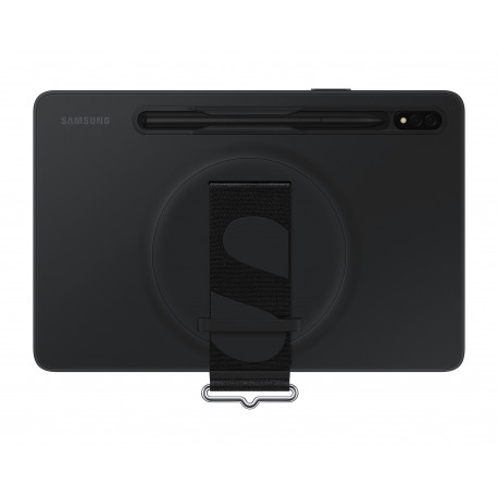 Strap Cover Tab S8 Coloris Noir Coque arrière avec lanière pour meilleure prise en main SAMSUNG - EF-GX700CBEGWW
