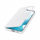 Galaxy S22+ Smart Clear View Cover Blanc SAMSUNG - EF-ZS906CWEGEW