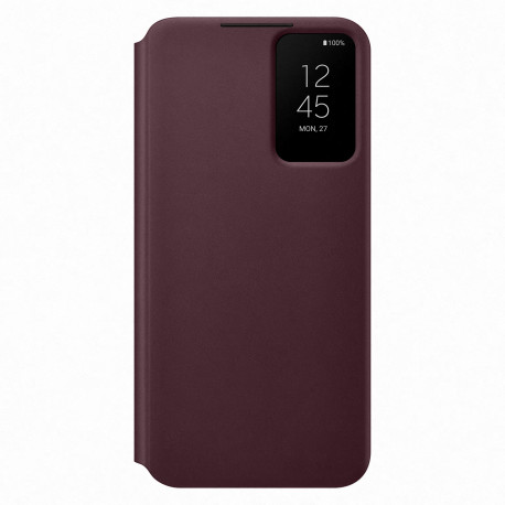 Galaxy S22+ Smart Clear View Cover Bordeaux SAMSUNG - EF-ZS906CEEGEW