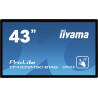 IIYAMA LFD 43 Tactile PCAP 1920x1080 VGA DisplayPort 2xHDMI USB 500cd m 8ms Pa