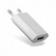 Chargeur secteur 1 USB - 1A - blanc