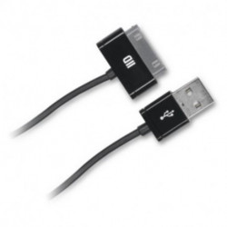Câble USB 1m pour Apple 30 pins - blanc