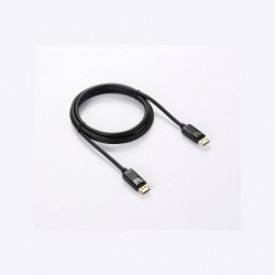 Câble DisplayPort 1.4 mâle/mâle avec verrouillage - compatible 8K - noir