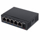 Switch Ethernet RJ45 Gigabit 5 ports 10/100/1000 Mbps - boitier métal