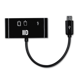 Lecteur de cartes SD & microSD avec port micro USB