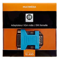 Adaptateur VGA mâle DVI femelle