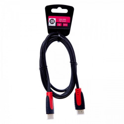 Câble HDMI mâle mâle compatible 1.4 (3D) - 2160p - Fiches or