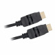Câble HDMI mâle / mâle compatible 1.4 (3D) - 2160p - Fiches inclinables à 180° - Cordon en nylon - Fiches or