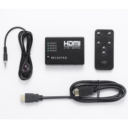 Switch HDMI 4 entrées femelles / 1 sortie mâle avec télécommande