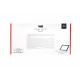 WE Clavier Bluetooth universel avec fonction support pour tablette/smartphone - Blanc