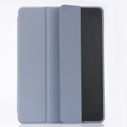 Etui folio WE pour tablette iPad 10.2" - Fonction support - Dos transparent - Support stylet - Violet lila