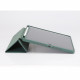 Etui folio WE pour tablette iPad 10.2" - Fonction support - Dos transparent - Support stylet - Vert sapin