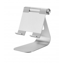 Support tablette et téléphone - Jusqu'à 11" - Alliage aluminium, rigide et angle orientable