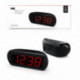 Radio réveil grand affichage FM - Led Rouge - 1 port USB intégré pour la charge