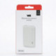 WE Batterie de secours 5000mAh - 2 ports USB A - 5V/2.1A - Sortie totale 10.5W - Blanc