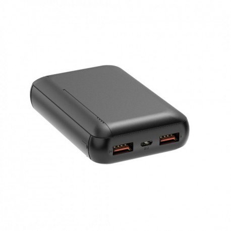 Batterie de secours WE - Power Bank 10 000 mAh - 2 ports USB A - 10W - coloris noir