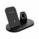 WE Dock de charge induction Apple 3-en-1 pour iPhone / AirPods / Apple Watch - 18W max - noir