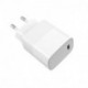 Chargeur secteur WE 1 Port USB-C - 20W - Power Delivery - format mini - Blanc