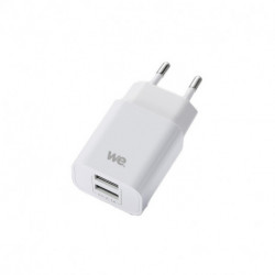 Chargeur secteur 2 USB plat 3.1A - 10W