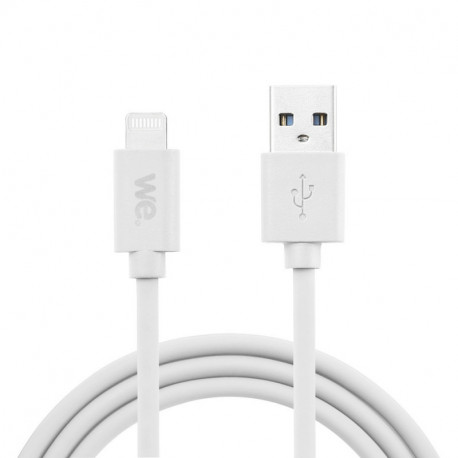 Câble USB/Lightning en silicone - 1m - blanc