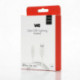 Câble USB/Lightning en silicone - 1m - blanc