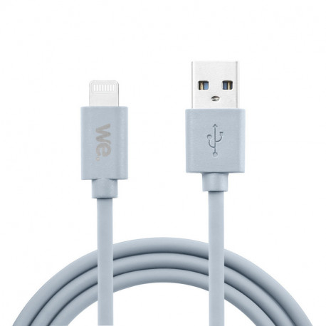 Câble USB/Lightning en silicone - 2m - bleu